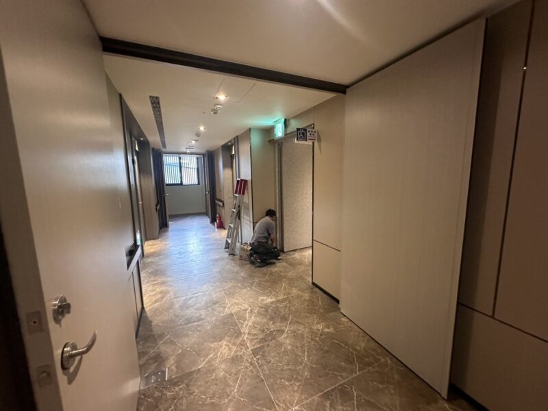 雙開防火門包膜完工另一視角